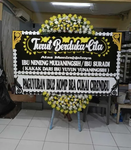Papan Bunga Duka Bantarjati Bogor